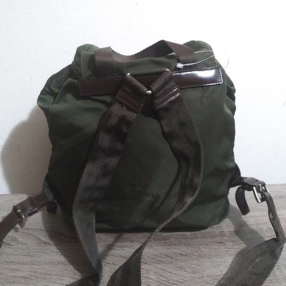 Authentic Prada Small Army Green Backpack - Picture 6 of 10